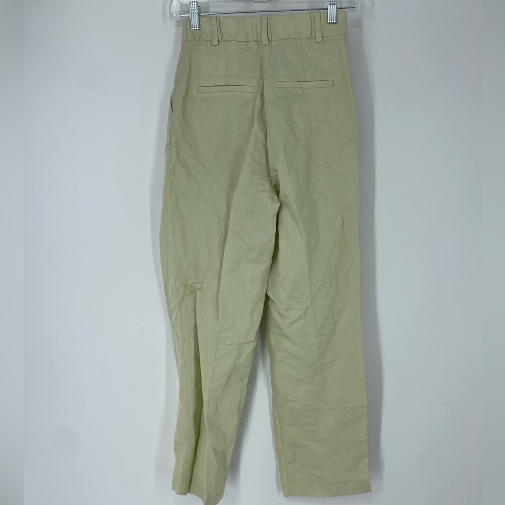 H&M Tapered Linen-blend Pants - Picture 4 of 7
